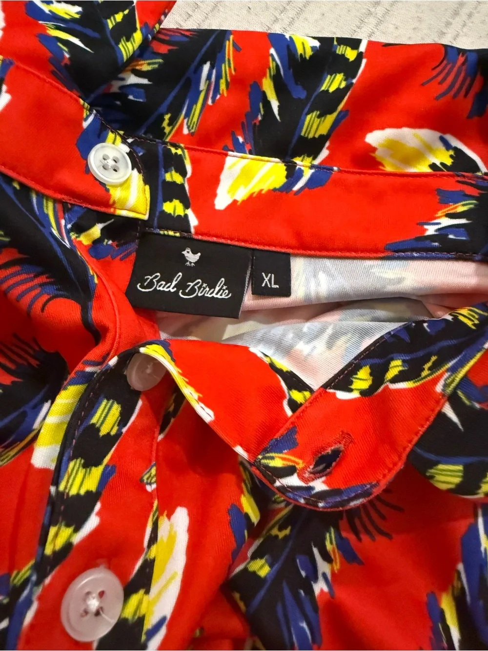 Bad Birdie Hooded Throw in Pink, Blue, Yellow, Black, White